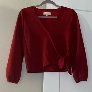 Madewell wrap top